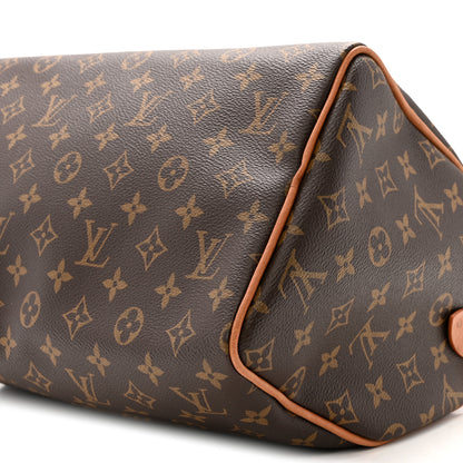 Louis Vuitton Monogram Crocodile Embossed Speedy Soft 25 Black 9 of 12