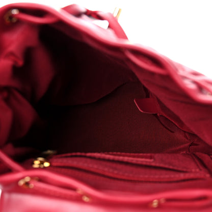 Chanel Calfskin Quilted Mini Urban Spirit Backpack Red 5 of 10
