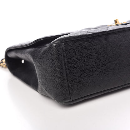 Chanel Caviar Quilted Maxi Single Flap Black 8 of 9