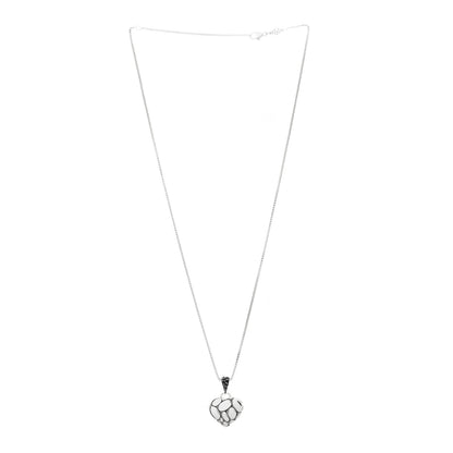 John Hardy Sterling Silver Black Sapphire Kali Lava Heart Pendant Necklace 3 of 4