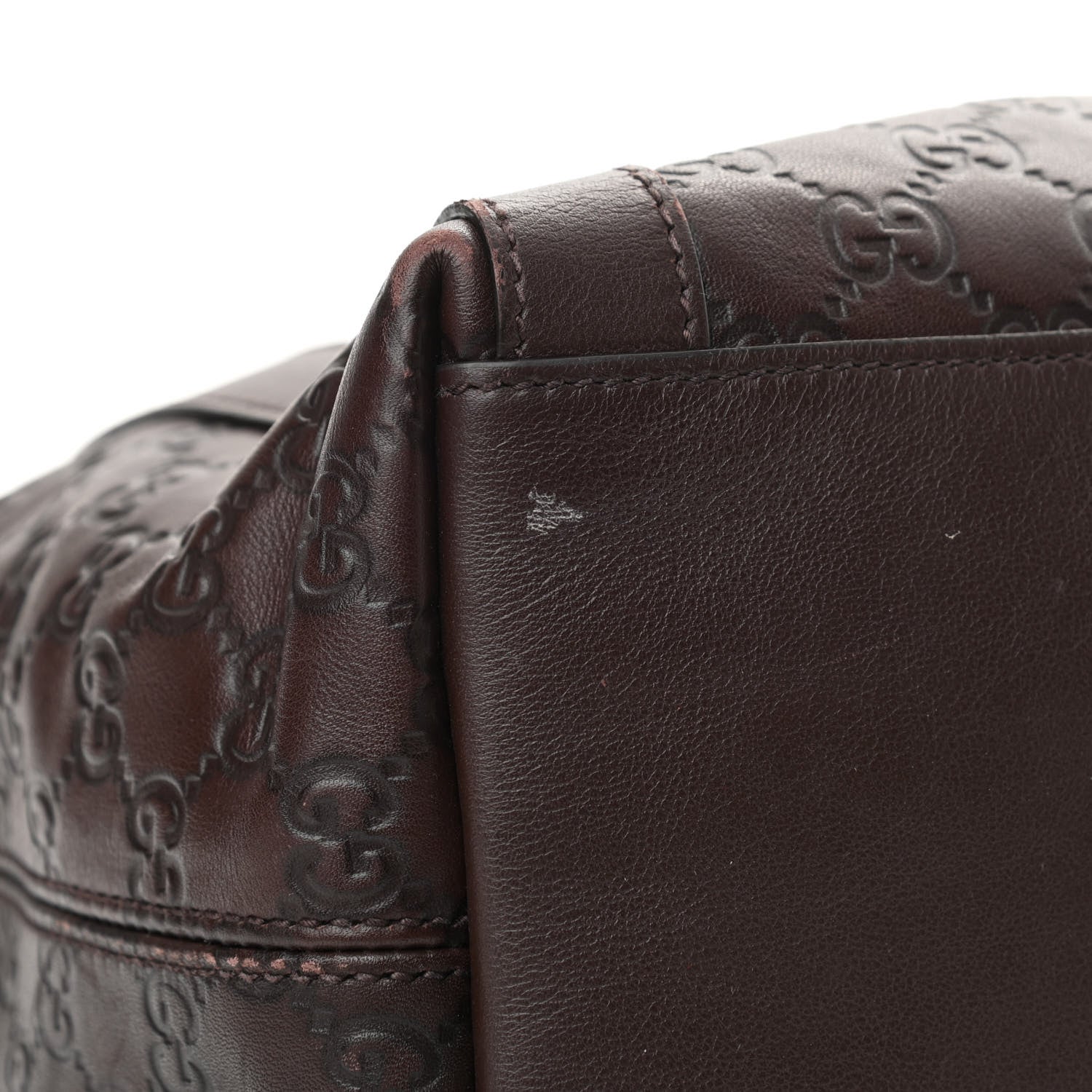 Gucci Guccissima Medium Miss GG Top Handle Bag Dark Brown 13 of 13