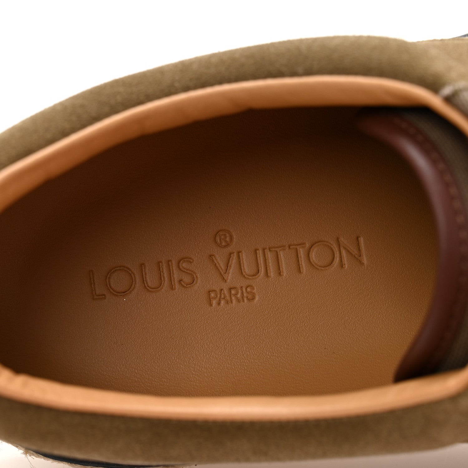 Louis Vuitton Canvas Suede Espadrille Mens Sneakers 10 Green 8 of 9