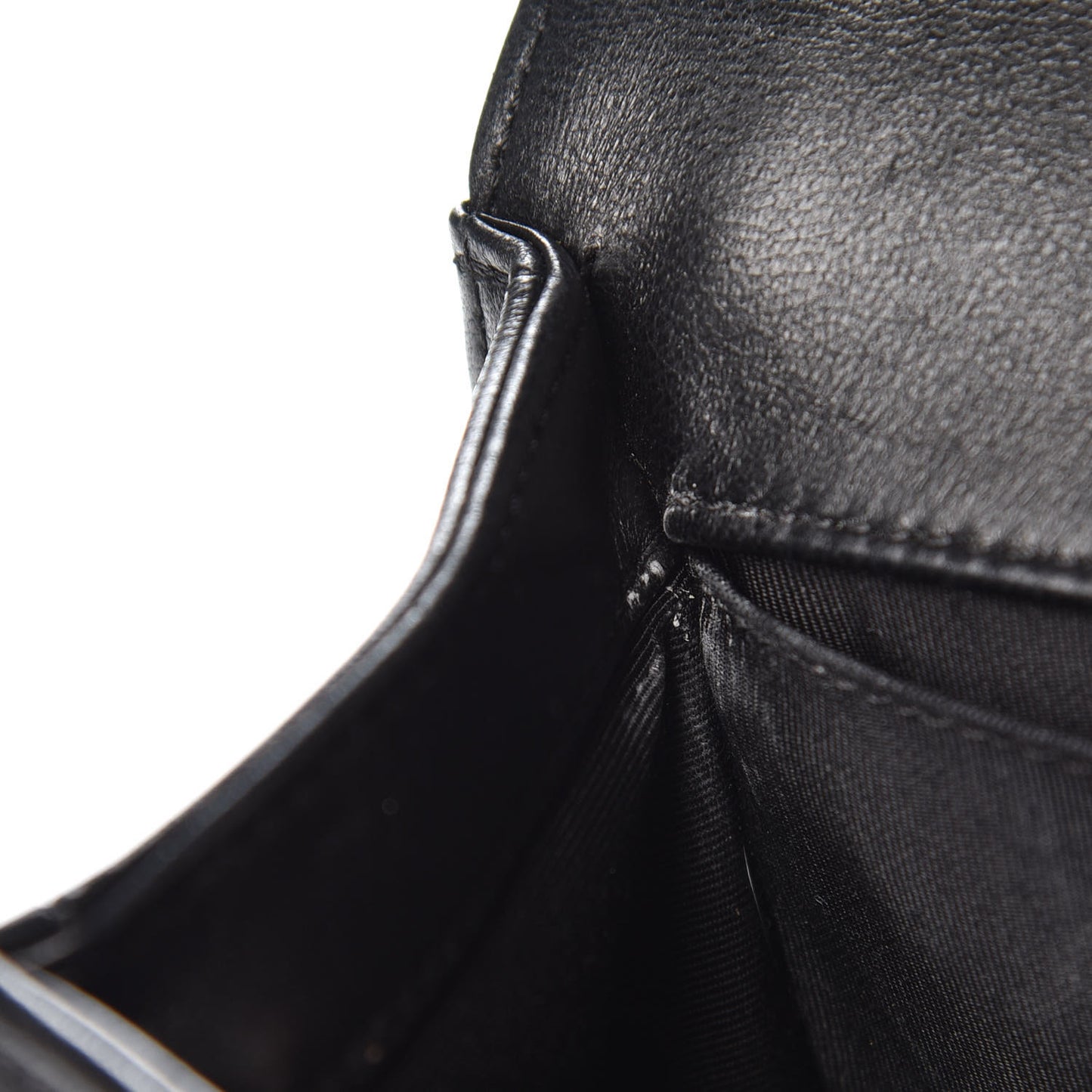 Lambskin Quilted Medium Boy Flap Black