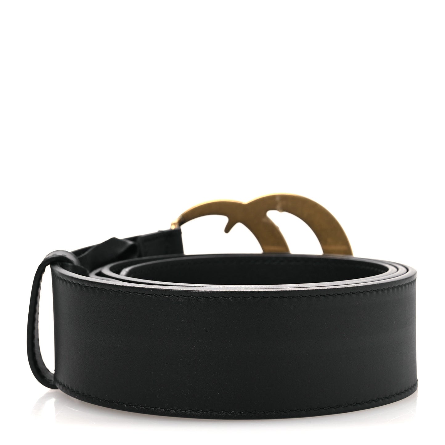 Calfskin Double G 40mm Belt 90 36 Black 90/36 Black