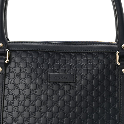 Gucci Soft Microguccissima Dome Satchel Navy 8 of 11