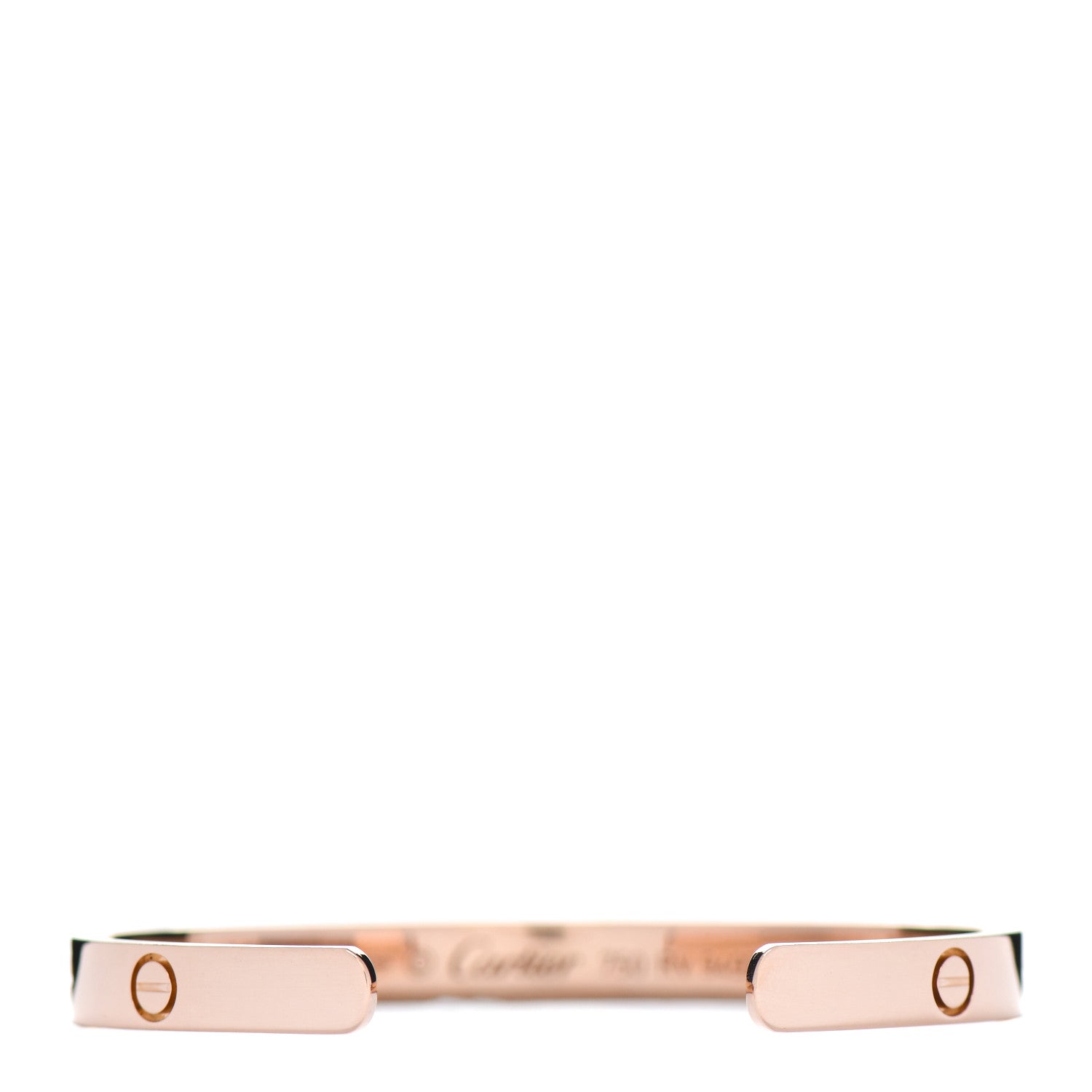 Cartier 18K Pink Gold LOVE Cuff Bracelet 18 2 of 3