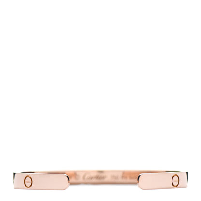 Cartier 18K Pink Gold LOVE Cuff Bracelet 18 2 of 3