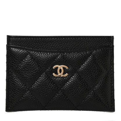Chanel Caviar Quilted Card Holder Black 1 of 11