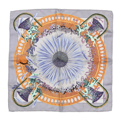 Hermes Silk Mousseline Amours Scarf 90 1 of 8