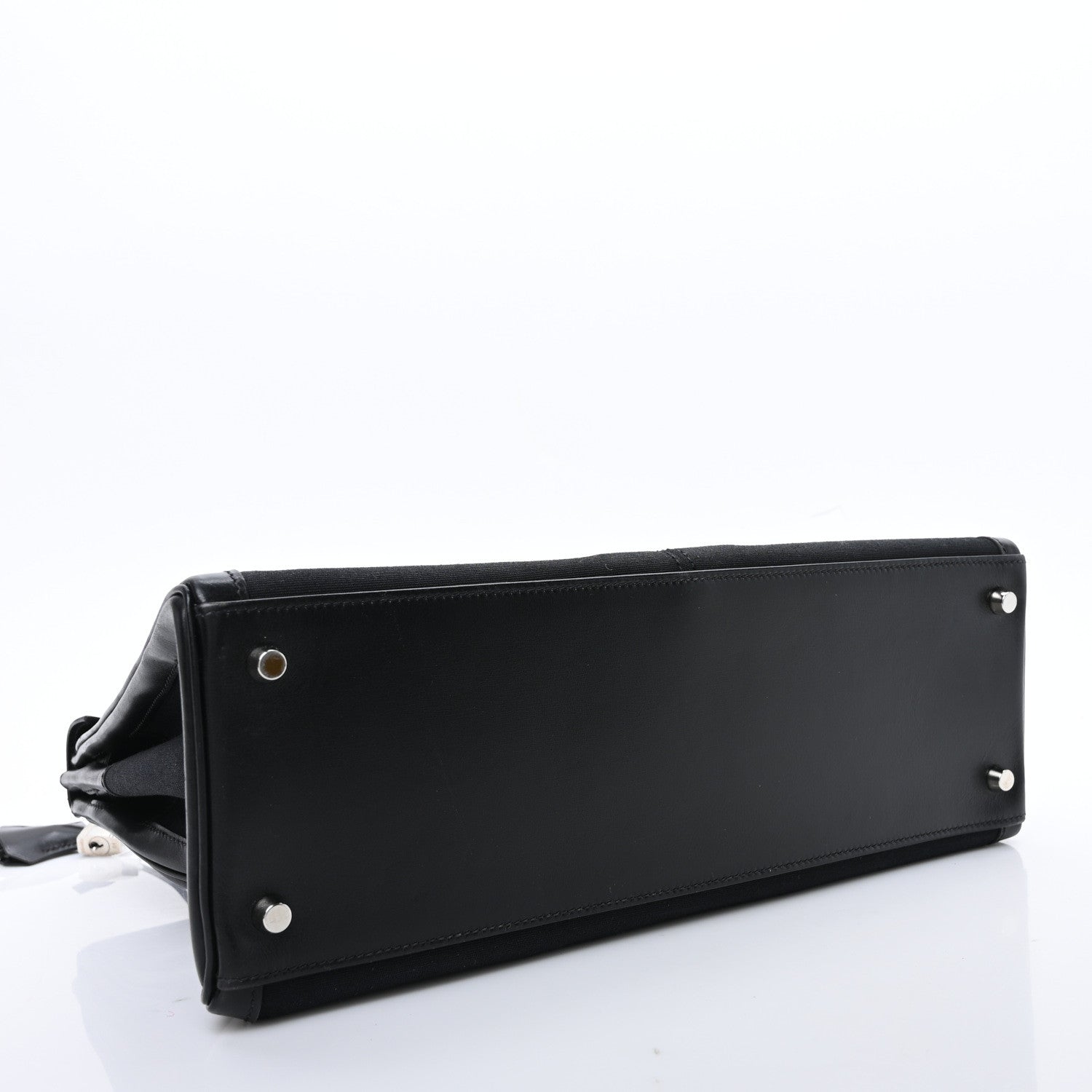 Hermes Box Toile Lakis Kelly 35 Black 4 of 10