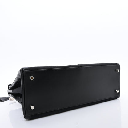 Hermes Box Toile Lakis Kelly 35 Black 4 of 10