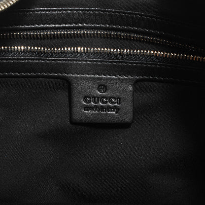 Gucci Leather Horsebit Embossed Glam Hobo Black 6 of 7