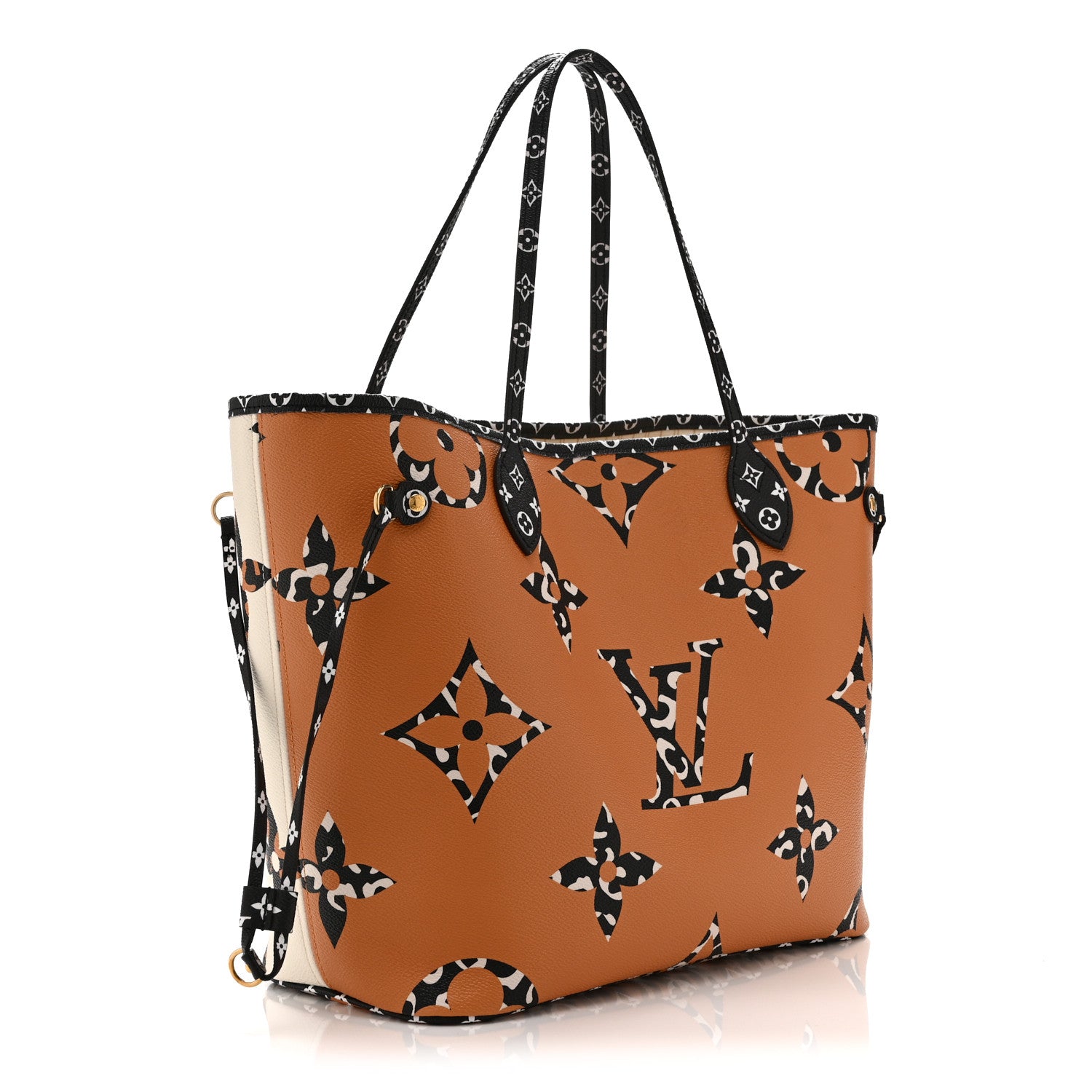 Louis Vuitton Monogram Giant Jungle Neverfull MM Ivory 4 of 11