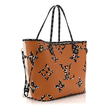 Louis Vuitton Monogram Giant Jungle Neverfull MM Ivory 4 of 11