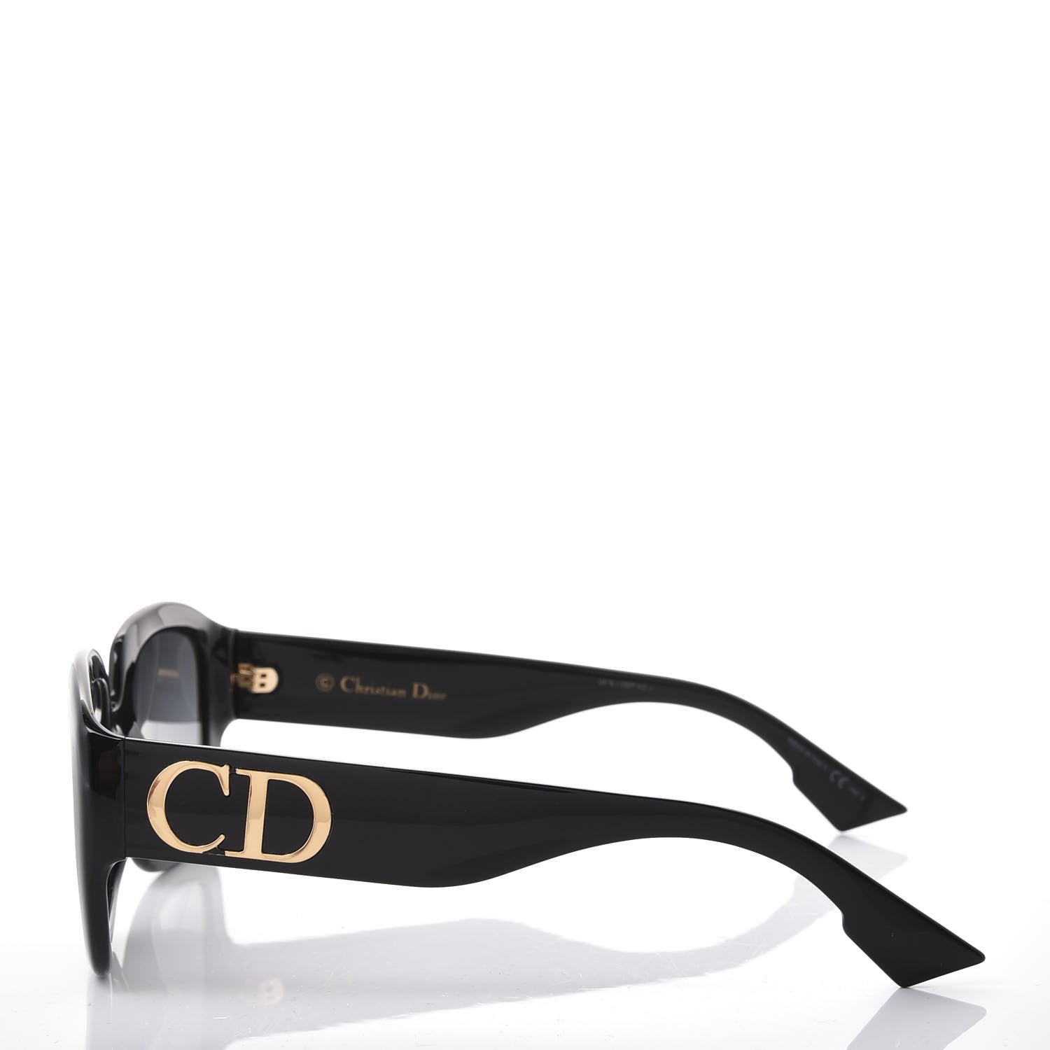 Christian Dior CHRISTIAN Acetate D Dior Sunglasses Black 3 of 10