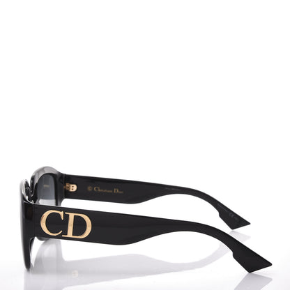 Christian Dior CHRISTIAN Acetate D Dior Sunglasses Black 3 of 10