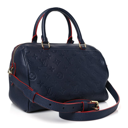 Louis Vuitton Empreinte Speedy Bandouliere 25 NM Marine Rouge 3 of 8