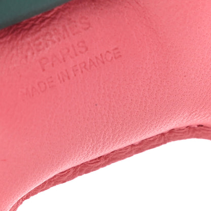 Hermes Milo Lambskin Horsehair Grigri Rodeo Horse Bag Charm PM Rose Azalee Malachite Lime Celeste 3 of 4