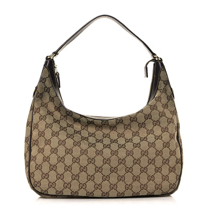 Gucci GG Monogram Medium Charmy Hobo Dark Brown 1 of 14