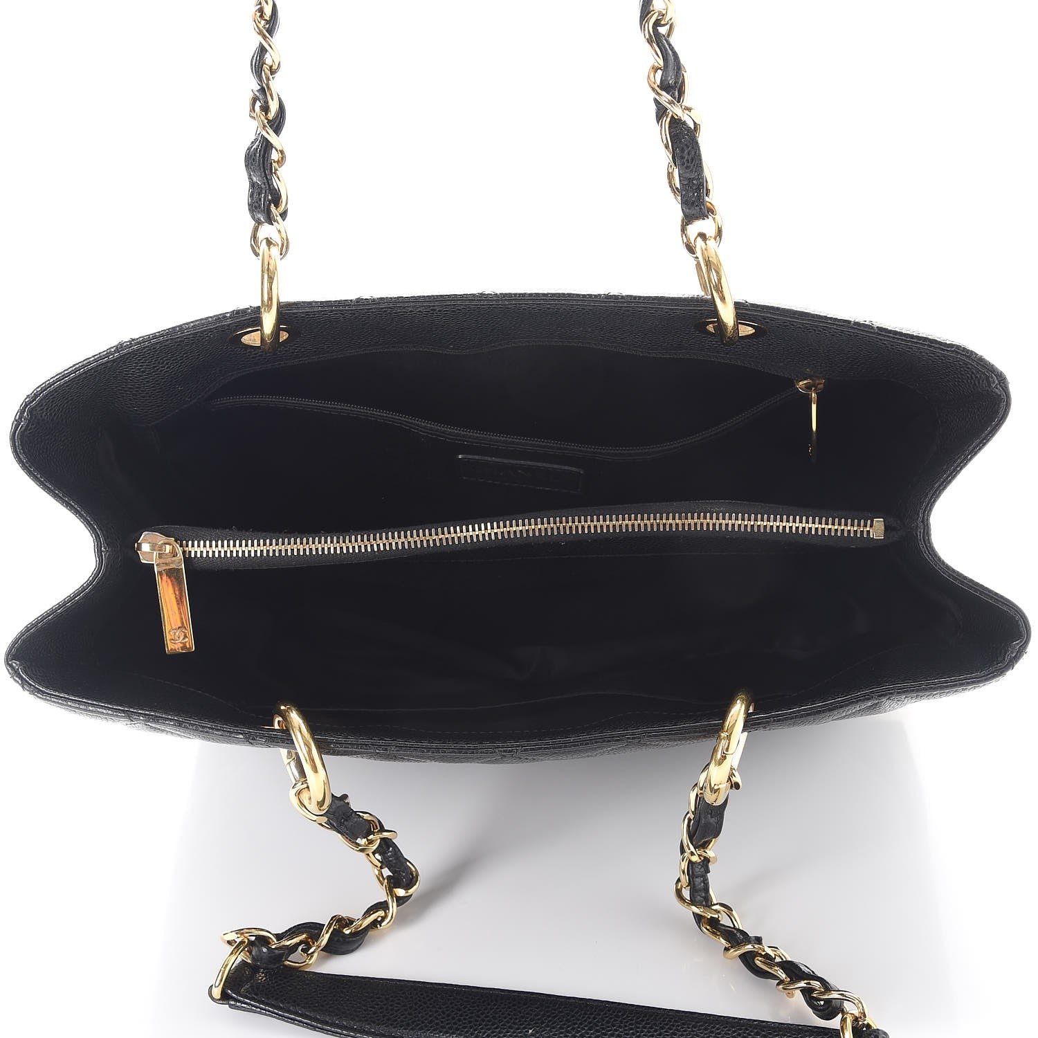 Chanel Caviar Quilted Grand Shopping Tote GST Black 6 of 18