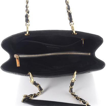 Chanel Caviar Quilted Grand Shopping Tote GST Black 6 of 18
