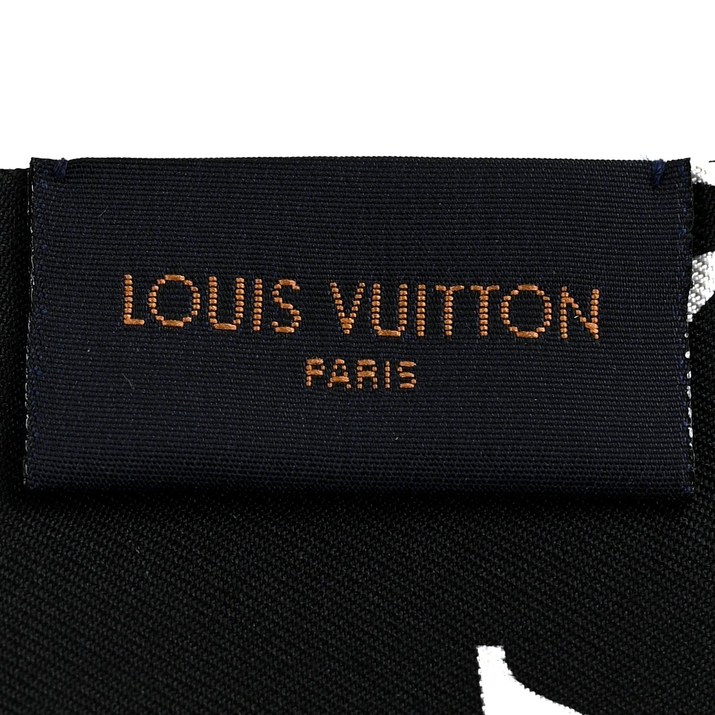 Silk Monogram Confidential Bandeau Black