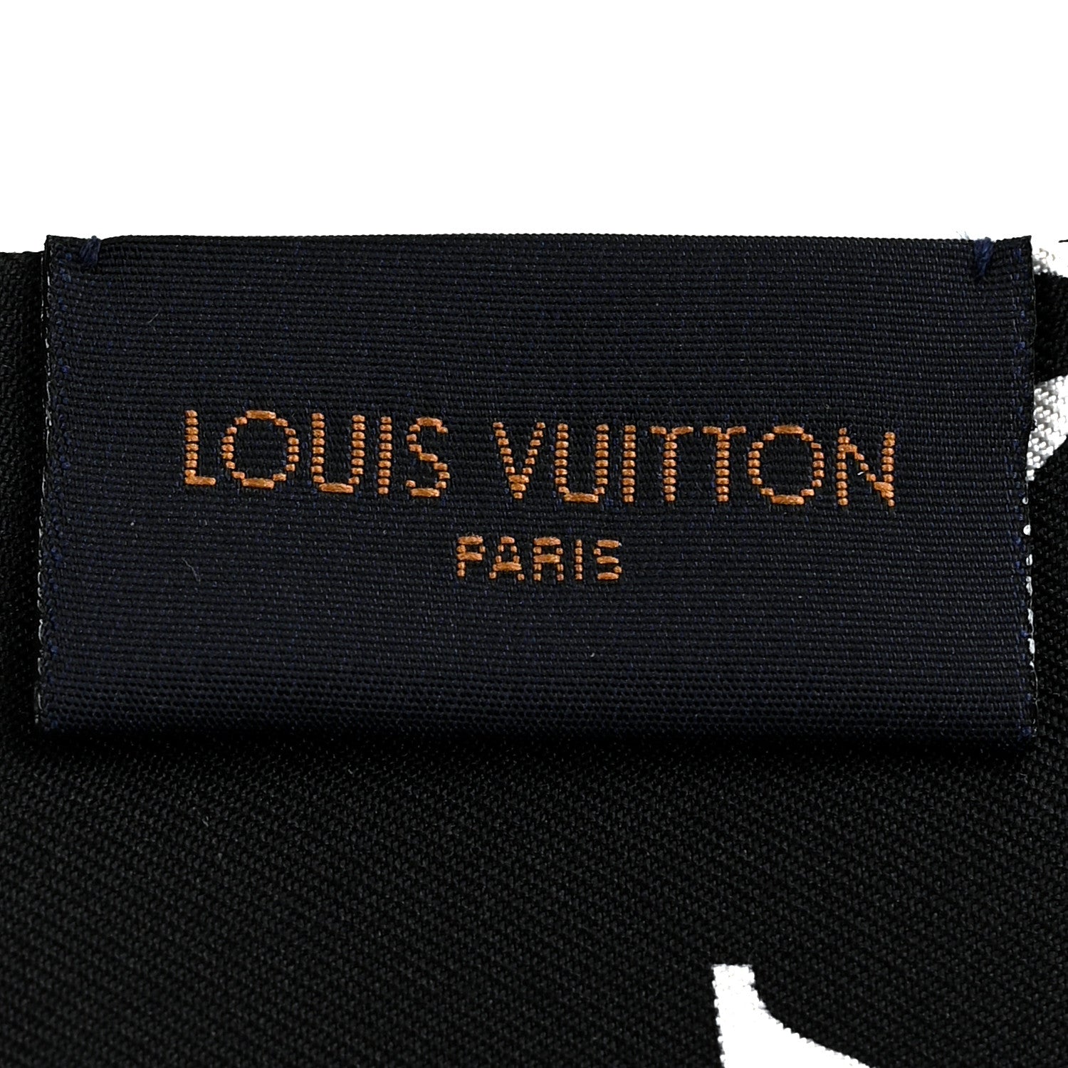 Louis Vuitton Silk Monogram Confidential Bandeau Black 3 of 3