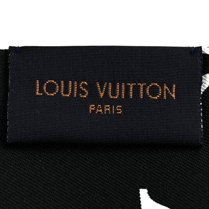 Louis Vuitton Silk Monogram Confidential Bandeau Black 3 of 3