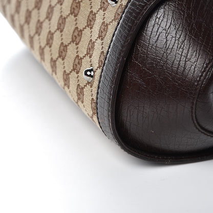Gucci Monogram Bamboo Bullet Handbag Brown 15 of 15