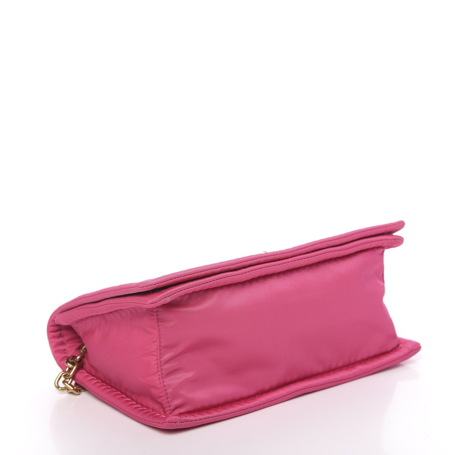 Prada Nylon Tessuto Chain Shoulder Bag Fuxia 4 of 9