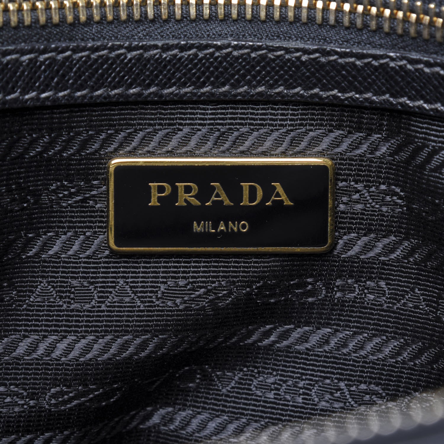 Prada Saffiano Mini Galleria Double Zip Tote Black 8 of 9