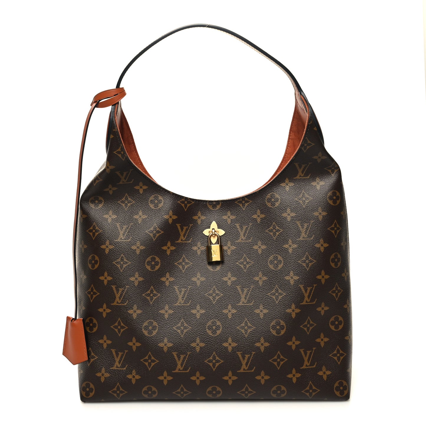 Monogram Flower Hobo Beige