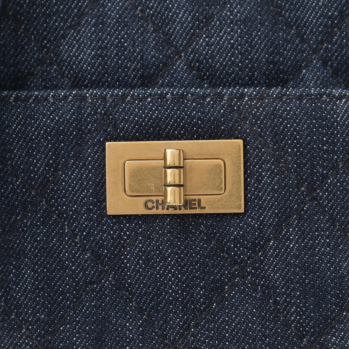 Washed Denim Quilted Reissue Camera Case Black