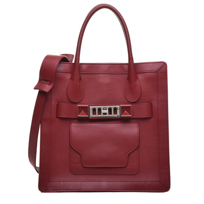 Proenza Schouler Calfskin PS11Tote Crimson 1 of 9