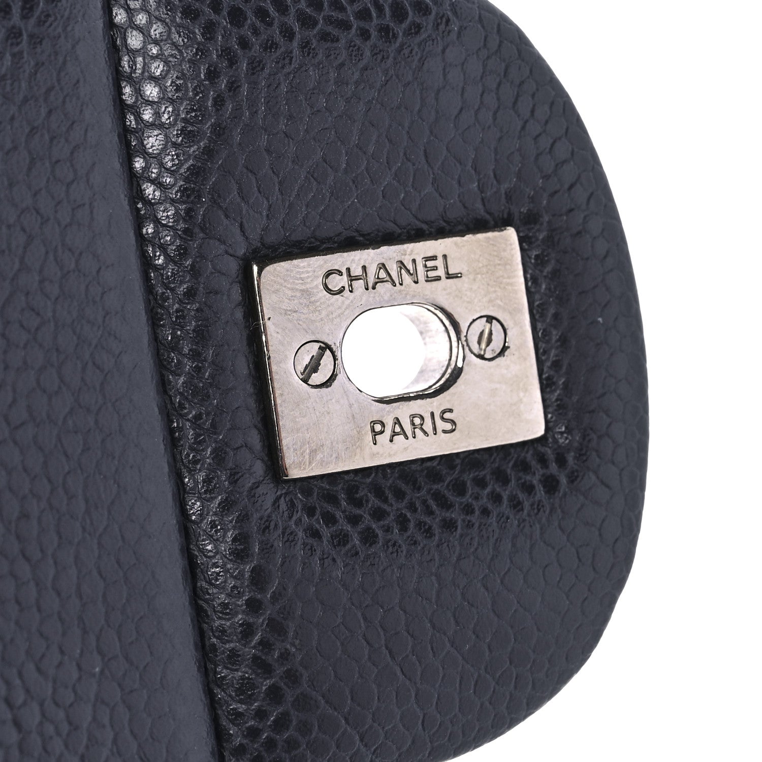 Chanel Caviar Quilted Maxi Double Flap Navy Blue 6 of 9