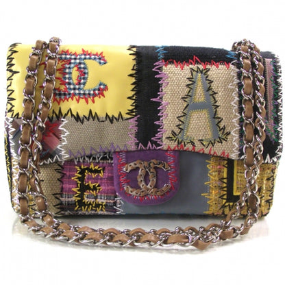 Chanel Patchwork Jumbo Flap Yellow Multicolor 1 of 11