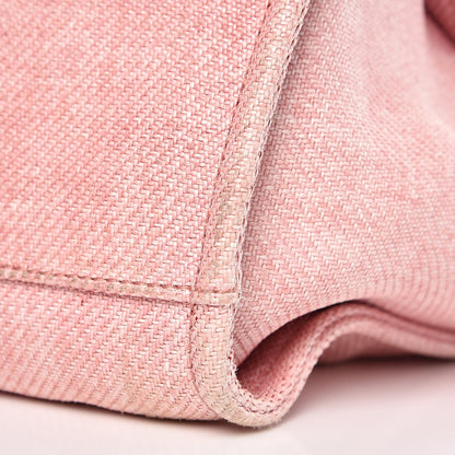 Chanel Canvas Large Deauville Tote Pink 11 of 14