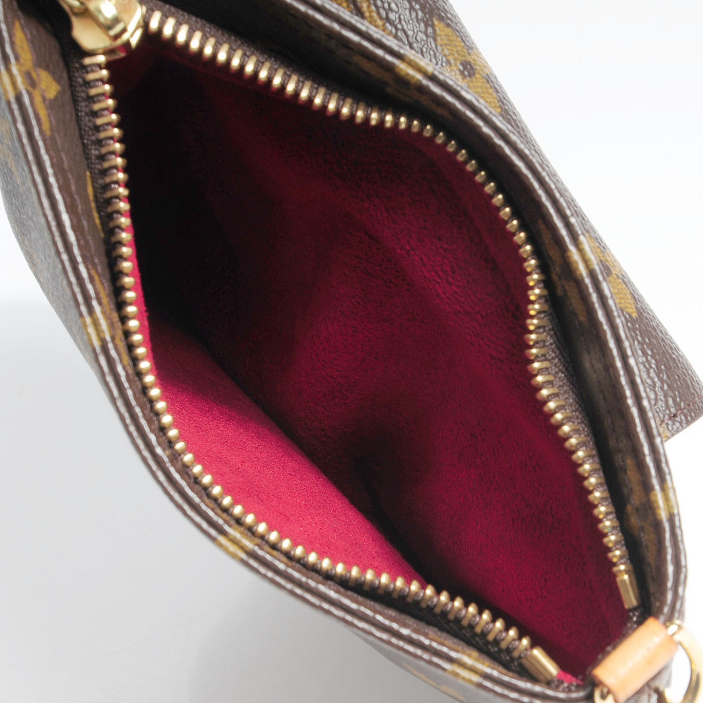 Monogram Partition Clutch