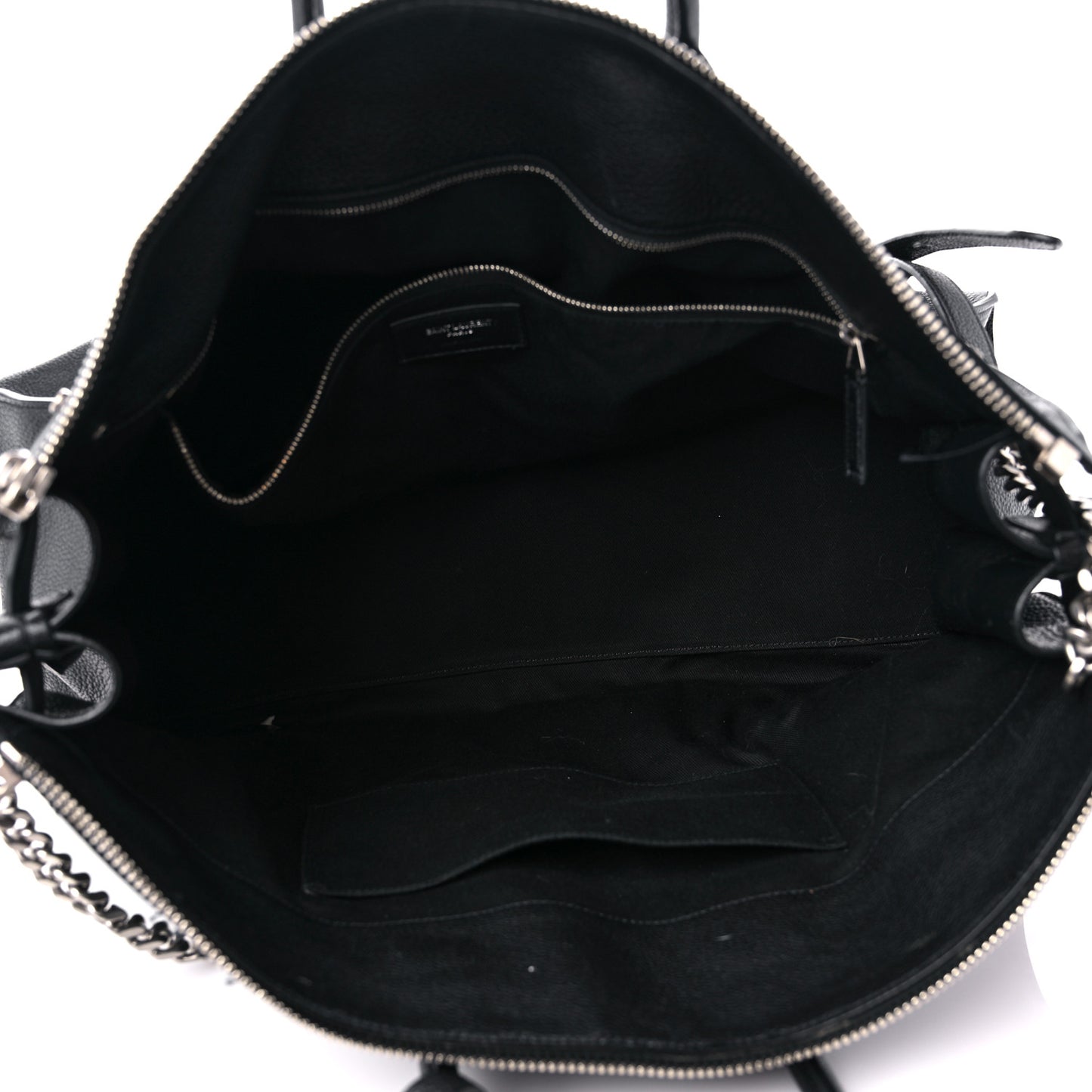 Grained Calfskin Medium Souple Sac De Jour Duffle Black
