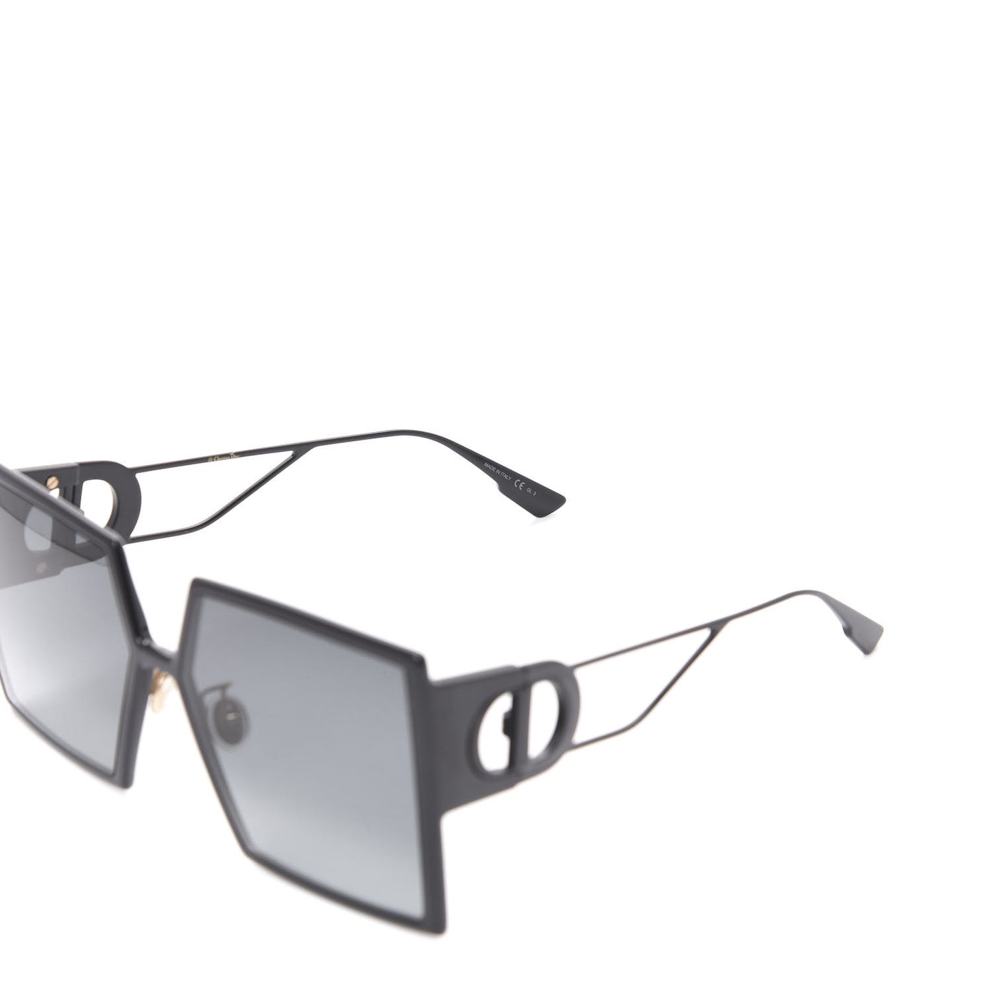 Square 30 Montaigne Sunglasses Black