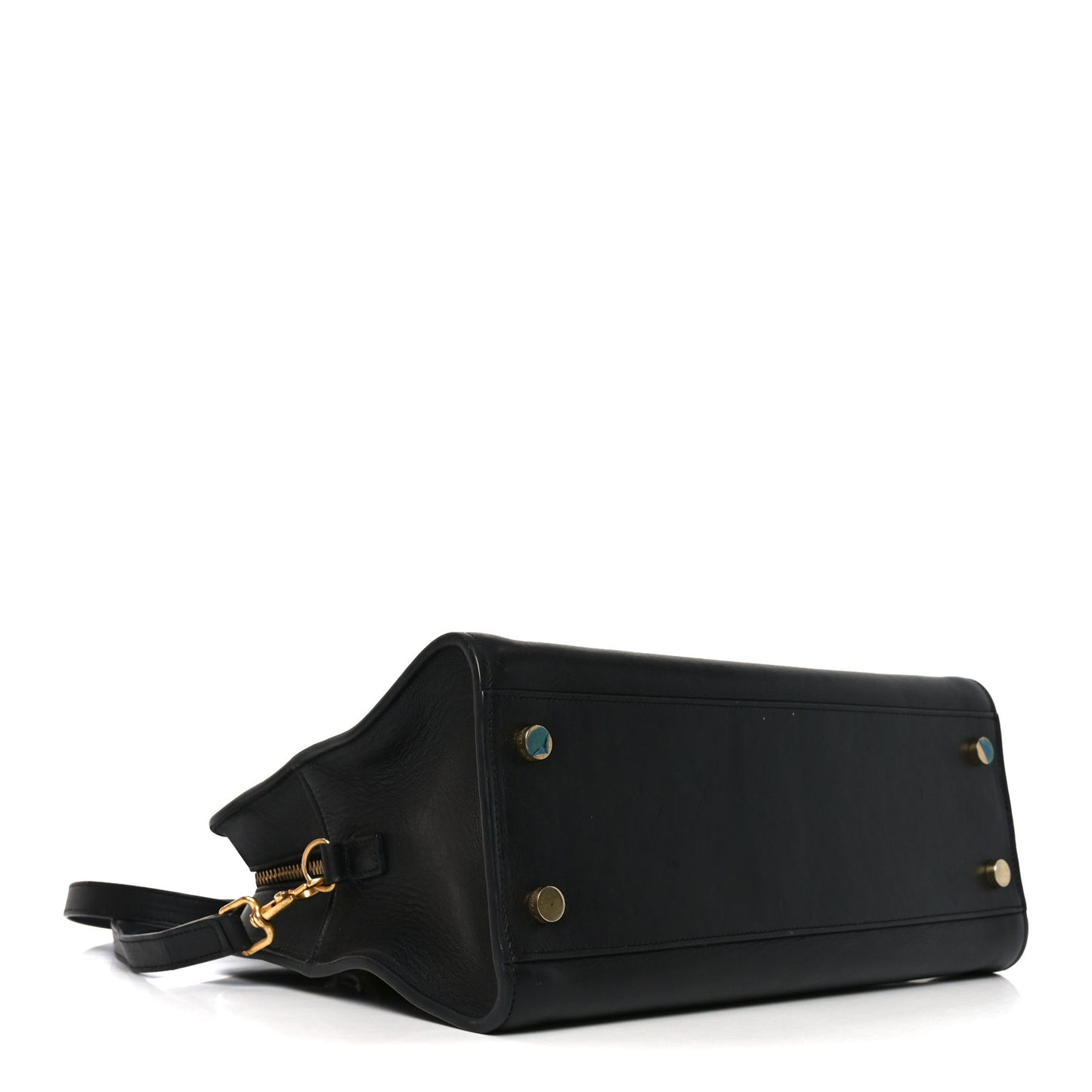 Calfskin Monogram Baby Cabas Black