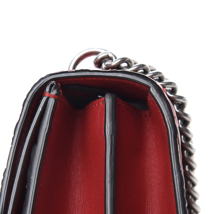 Gucci GG Supreme Monogram Arabesque Medium Dionysus Shoulder Bag Hibiscus Red 10 of 14