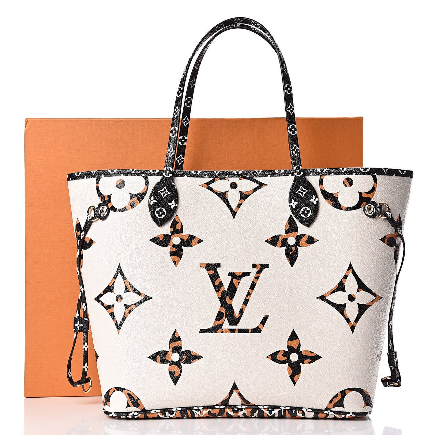 Monogram Giant Jungle Neverfull MM Ivory