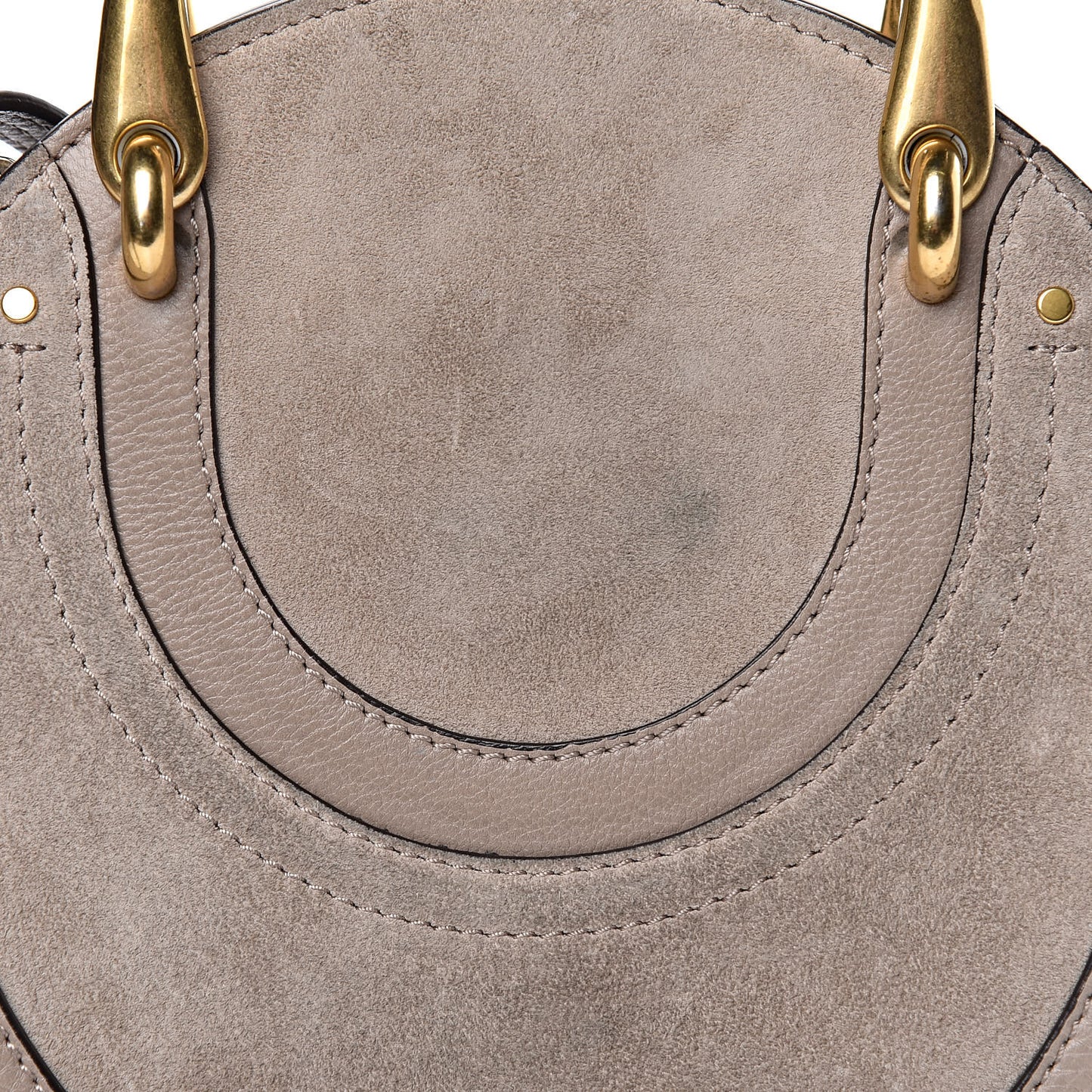 Calfskin Suede Small Pixie Bag Motty Grey
