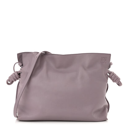 Loewe Nappa Medium Flamenco Knot Bag Aubergine Glaze 1 of 10
