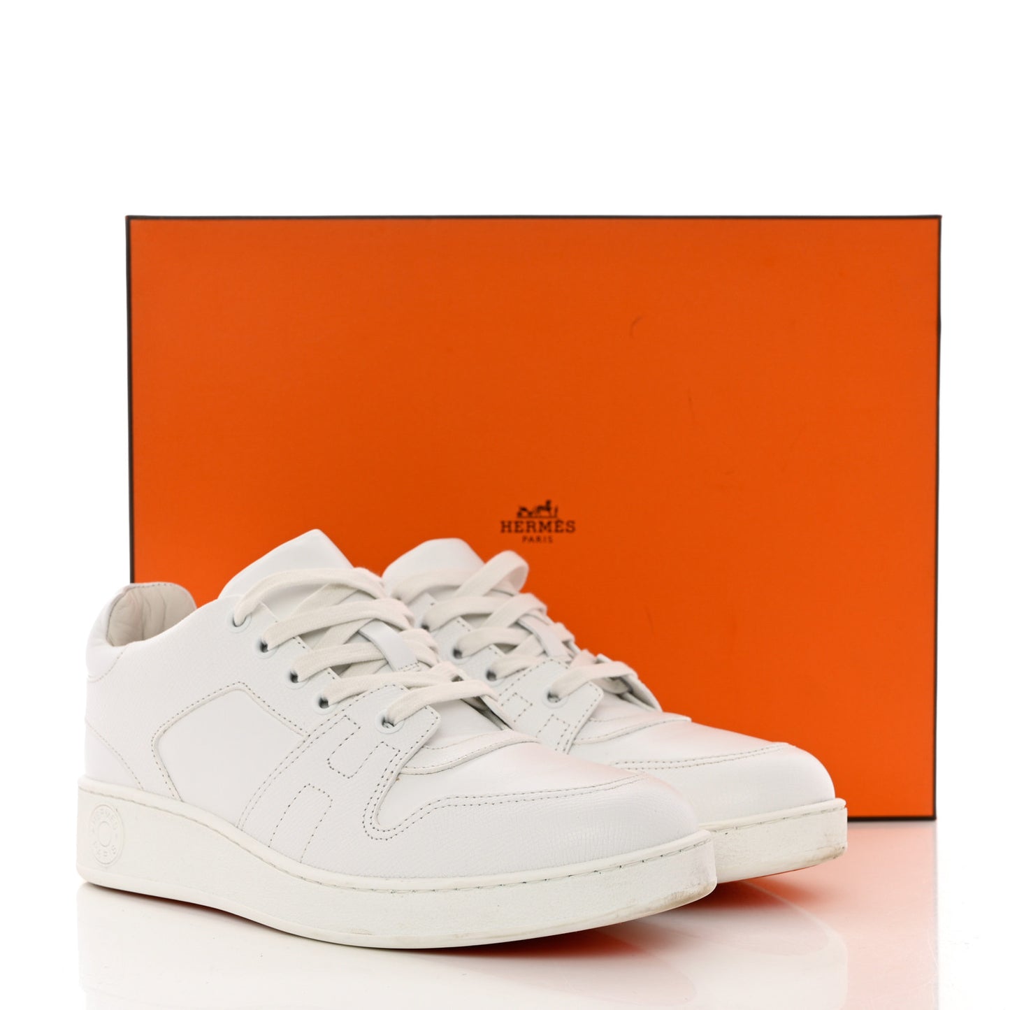 Epsom Calfskin Womens Free Sneakers 37 White