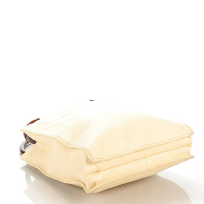 Chanel Grained Calfskin Tortoise Handle Tote White 4 of 7