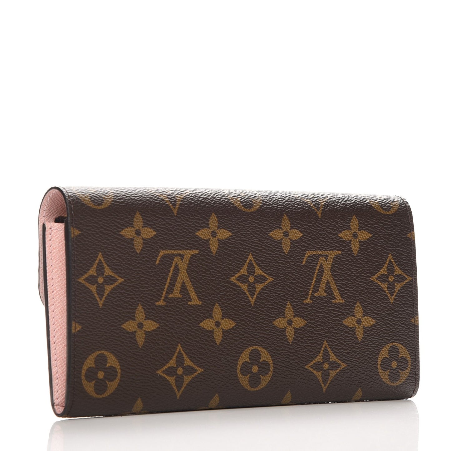 Monogram Emilie Wallet Rose Ballerine