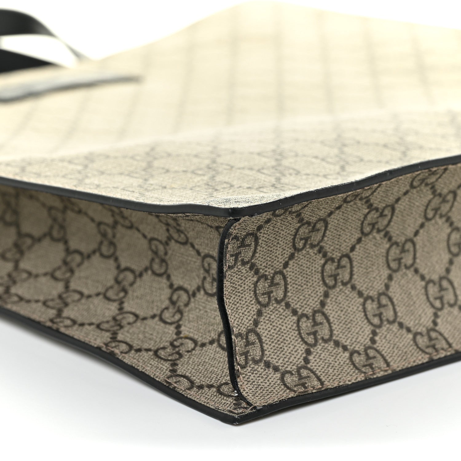 Gucci Soft GG Supreme Monogram Web Vertical Tote Black 10 of 12