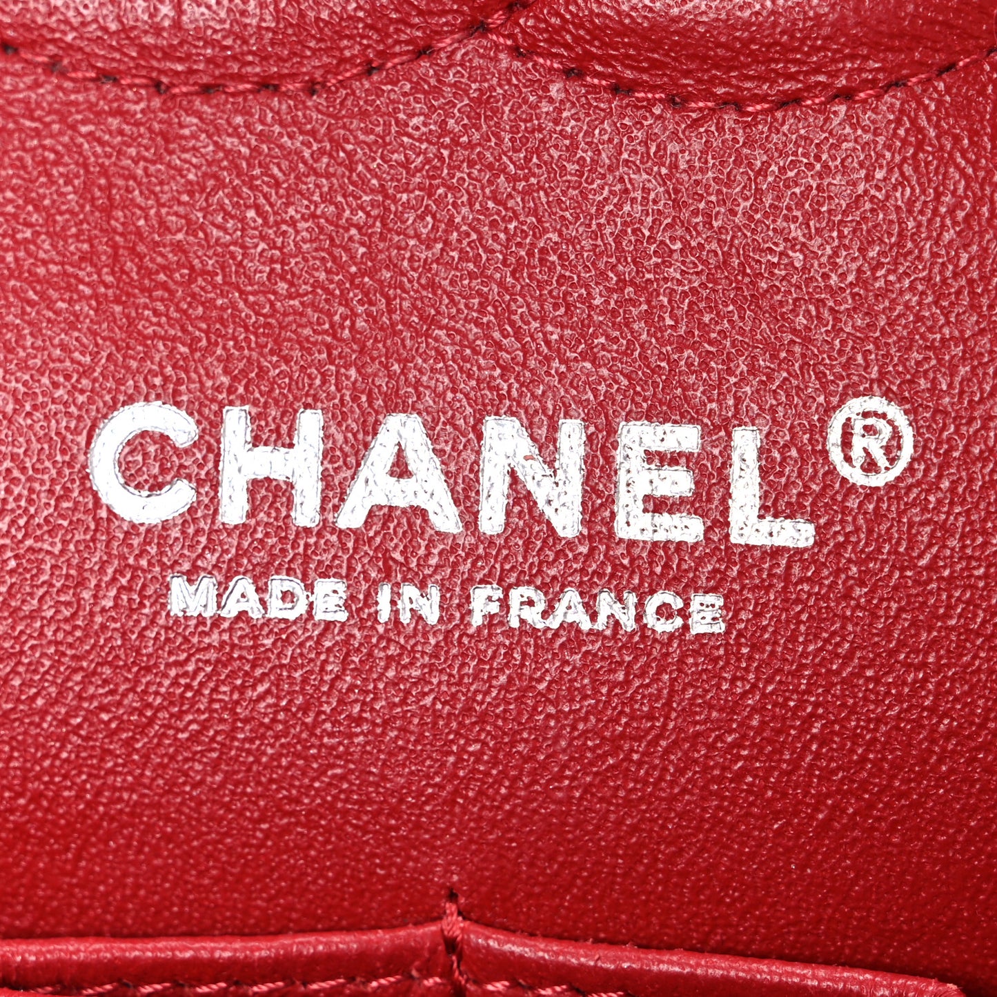 Caviar Quilted Medium Double Flap Red